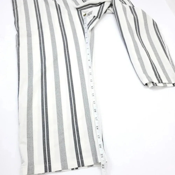 BB Dakota Pull on Cropped Palazzo Ivory Pants L - Picture 8 of 8